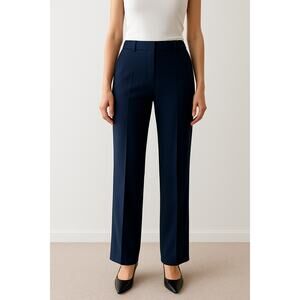 Hinson Wu Vanessa Stretch Twill Pull On Trouser Pants Navy Women's Size S NWT